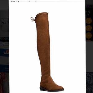 Stuart Weitzman over the knee brown boots size 10